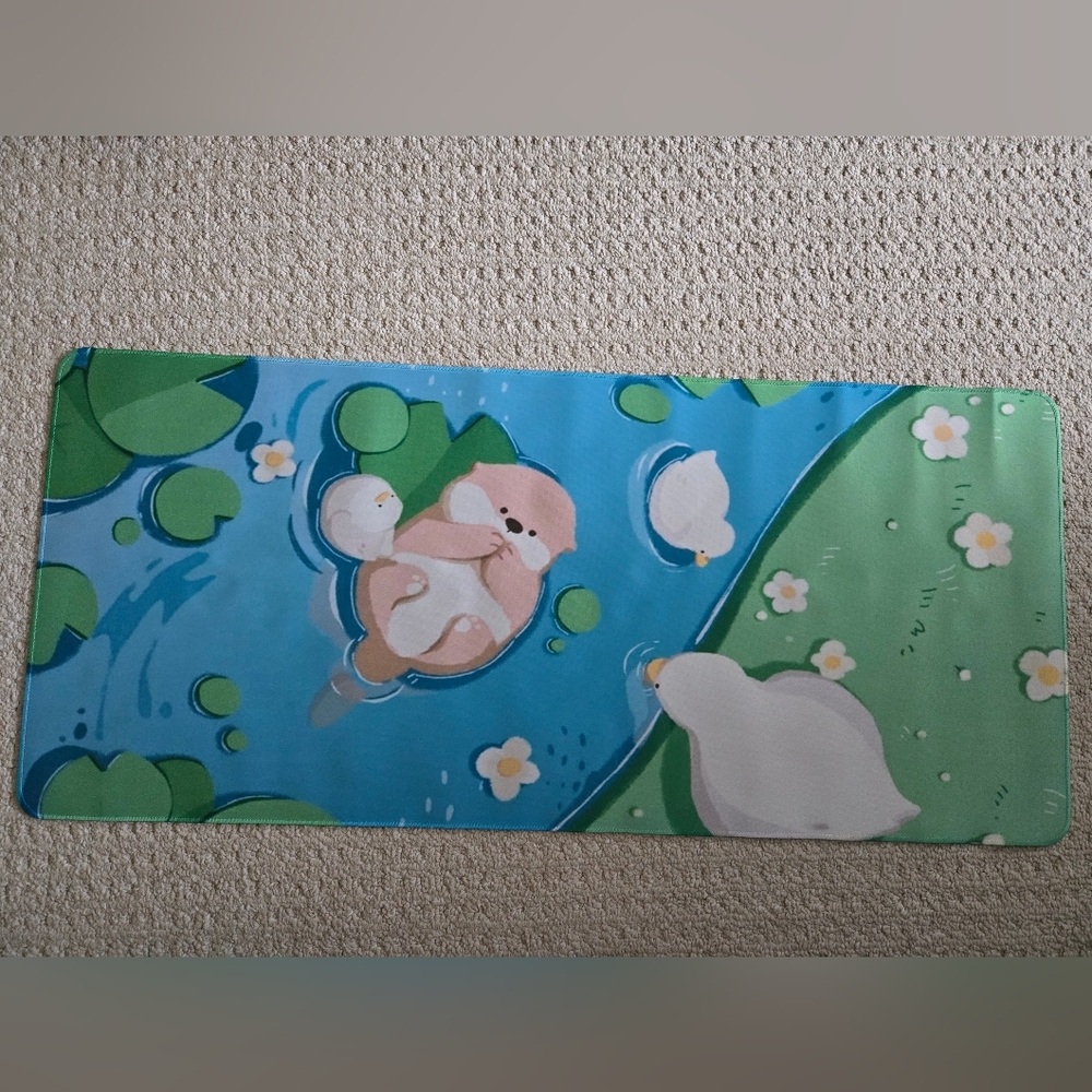 Cute Animal Otter Duck Mouse Desk Mat